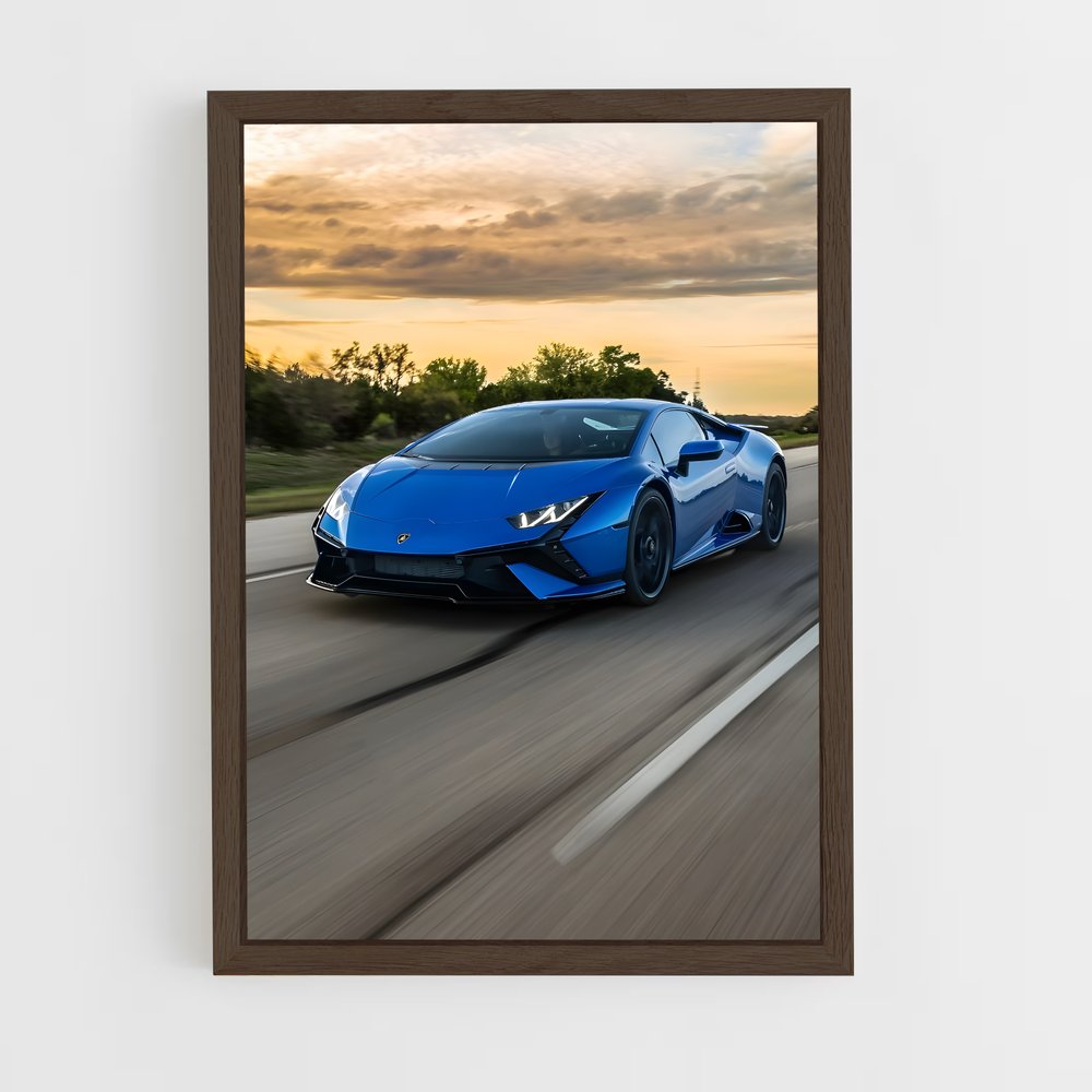 Poster Huracan de Lamba – affiche Lamborghini (vue 5)